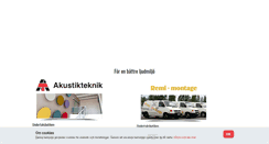 Desktop Screenshot of akustikteknik.com